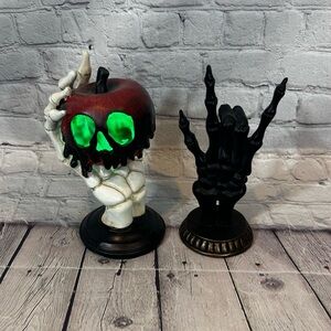 TJMaxx Marshalls Skeleton Rocker Hand and Light Up Poison Apple Decor